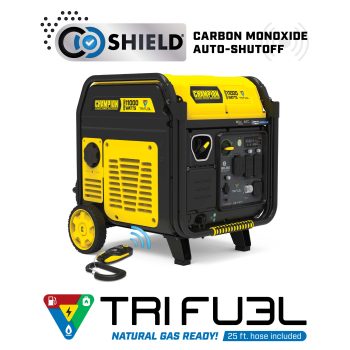 Champion Power Equipment 11,000-Watt Wireless Remote Start Tri Fuel Home Backup Portable Inverter Generator with Quiet Technology and CO Shield