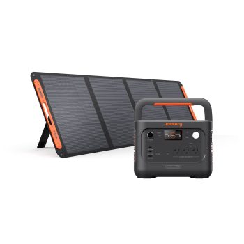 Jackery HP1000AC V2 Portable Power Station with 200W Solar Panel, 1014Wh LiFePO4 1500W Output, Rapid Charge for Home Backup & RV
