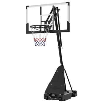 Ktaxon 44in 5.3-10ft Portable Adjustable Portable Basketball Hoop Outdoor