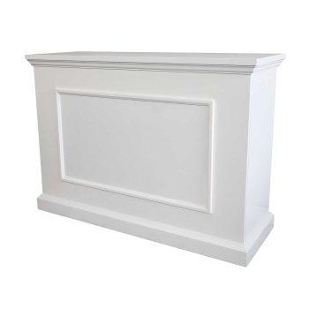 The Elevate 72015 White Smart TV Lift Cabinet for 50" Flat Screen TVs
