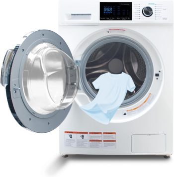 Smad Washer and Dryer Combo 24" 2.7 Cu ft 26 lbs Ventless LED Display 16 Wash Cycles