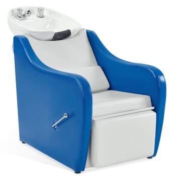 BarberPub Shampoo Barber Backwash Chair Extended Ceramic Bowl Sink Station Spa Beauty Salon 9090