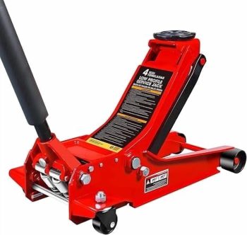 JACK BOSS Floor Jack, Hydraulic Car Jack, 8800 LBS Hydraulic Car Jack, Low Profile Jack with Dual Pumps, Quickly Lift Steel Service Jack, Lifting Range 4" to 20"
