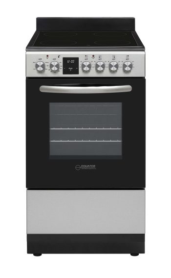 Equator 20" Electric Cooking Range 4 Ceramic Burner CONVECTION OVEN+AIR FRYER SS