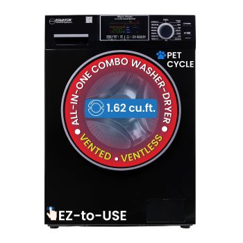 Equator All-in-One 4600 Washer Dryer VENTLESS/VENTED PET Cycle 1.62cf/15lbs 110V