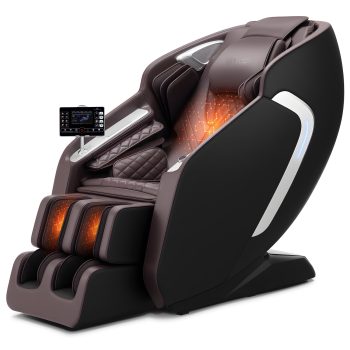 KFFKFF 4D Massage Chair with SL Track, Zero Gravity Recliner, Voice Control, 15 Modes, Perfect for Relaxing, Massaging.