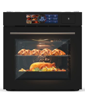 24" Wall Ovens with 70L Capacity and 3000W 240V,Electric Wall Oven with 8 Cooking Functions & 108 Automatic Recipes,Touch Control,Safety Lock,Timer,2.5 CF Convection Built-in Oven