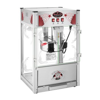Superior Popcorn Company 16oz Countertop Popcorn Machine, Silver