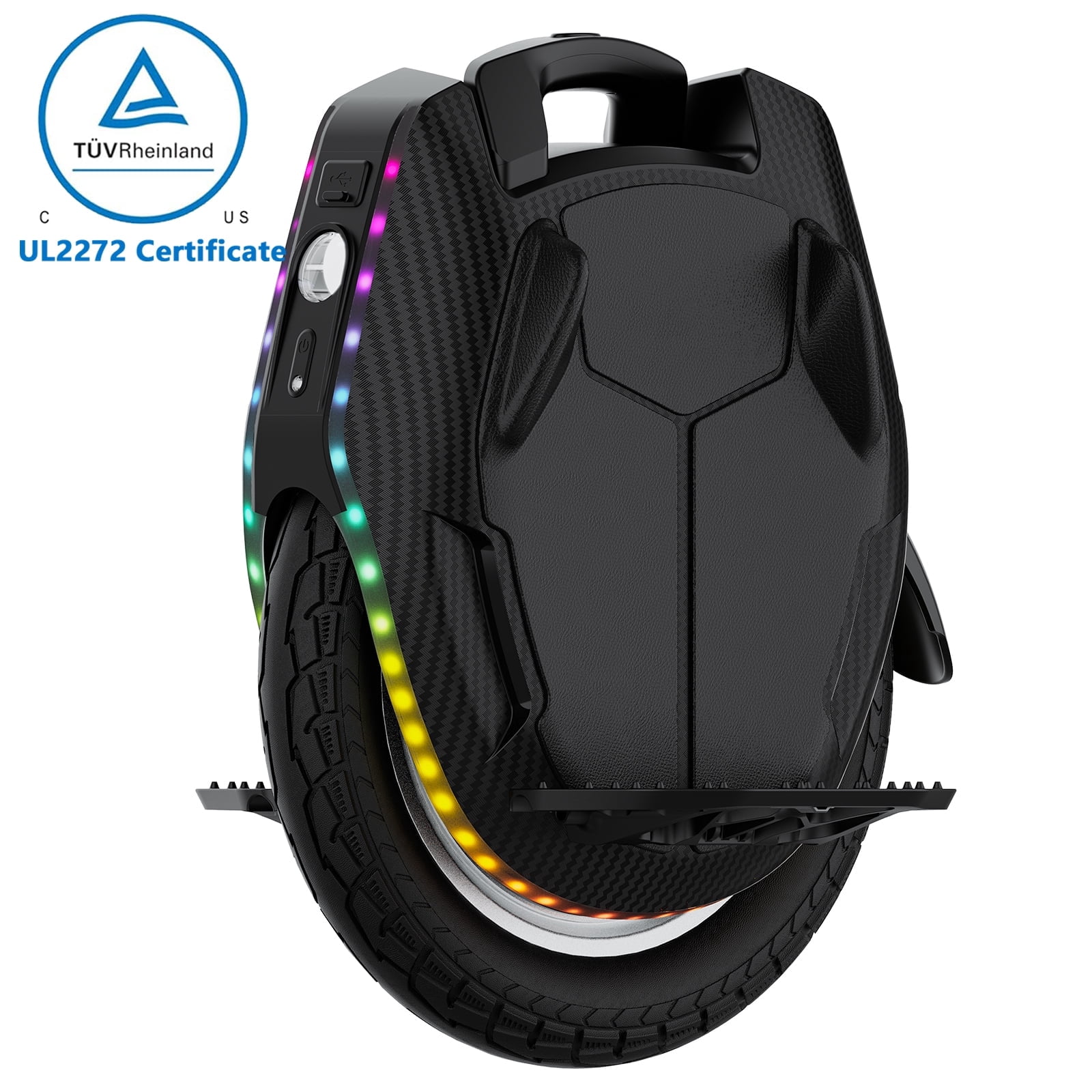 KINGSONG 16XPRO Electric Unicycle for Adults 2200W Powerful Motor 100-Mile Range 37mph with Find My & App Control