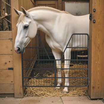 48" Three Layer Stall Gate, 31.9" Tall 48" Three Layer Stall Gate with Grid Panel, 0.8" Thick Three Layer Stall Gate for Barn
