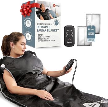 Lifepro Infrared Sauna Blanket - Full Body Portable Sauna for Home, Detox & Relaxation, Adjustable Heat Sauna Blanket Infrared