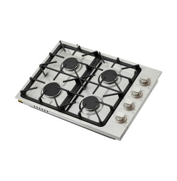 Gas Cooktop 30 Inch 4 Burner, 48000 BTU Built-in Stainless Steel Stove Top, NG/LPG Convertible, Sealed Burners for Boil, Sear, Fry