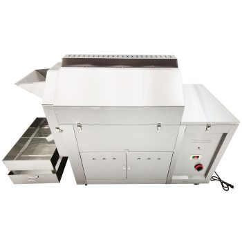 Full-Automatic Roaster Ovens Gas Type Stainless Steel Coffee Roaster Nuts Bean Roasting Machine 220V