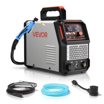 VEVOR Plasma Cutter, Plasma Cutting Machine, 110V/220V Dual Voltage Digital Display IGBT Inverter - with 2T/4T Function & Adjustable PA/PT Time for Home Repairs, Workshops