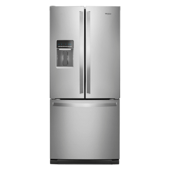 Whirlpool Wrf560seh 30" Wide 19.7 Cu. Ft. French Door Refrigerator - Stainless Steel