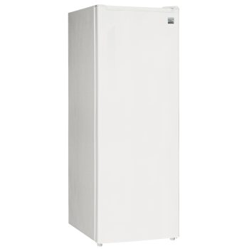 Kenmore 6 Cu Ft Convertible Upright Freezer/Refrigerator, Garage Ready with Adjustable Temperature Control for Food and Meat Storage in Kitchen, Basement or Utility Room, White