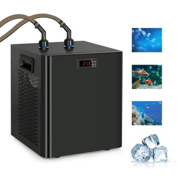 Ecojoy Aquarium Water Chiller 75GAL 1/3HP Fish Tank Chiller, Cooling System with Quiet Design Compressor Refrigeration