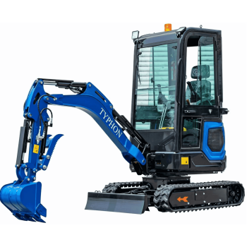 TYPHON 18 FLEX PRO 1.8 Ton Mini Excavator USA with 12 Attachments