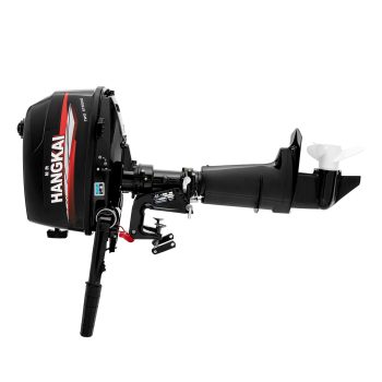 2-Stroke 6 HP Outboard Motor Gas Powered Propeller Fishing Boat Engine 5500rpm 4.4KW Single Cylinder