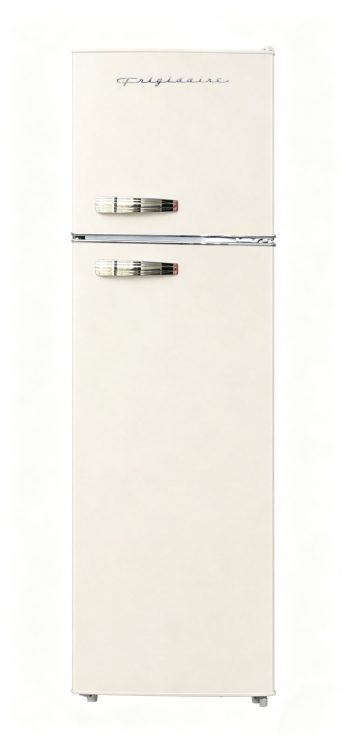 Frigidaire 10 Cu. Ft. Top Mount Retro Refrigerator, Apartment Size Compact Fridge