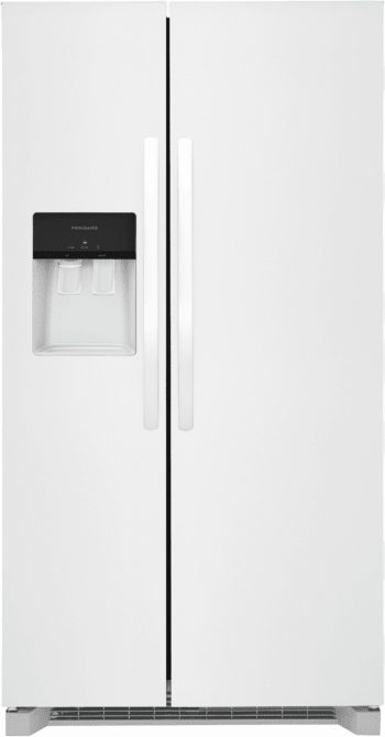 Frigidaire FRSS2623AW 26 Cu. Ft. 36'' Standard Depth Side-by-Side Refrigerator, White