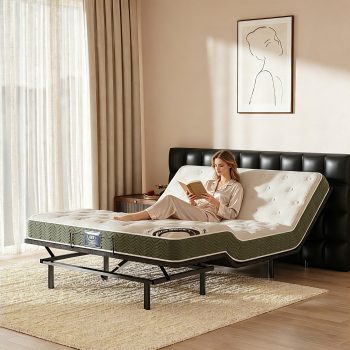 Adjustable Bed Frames with Wireless Remote,Memory Button,Zero Gravity,Electric Bed Base,Adjustable Head and Foot, Durable Motor,Under-Bed Light