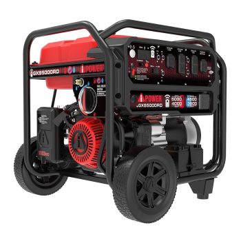 A-iPower 5000 Watts Remote Start Dual Fuel Portable Generator with 223cc OHV Engine and CO Sensor