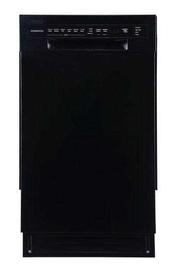 Edgestar BIDW1802BL 18" Wide 8 Place Setting Energy Star Certified Built-In Front Control