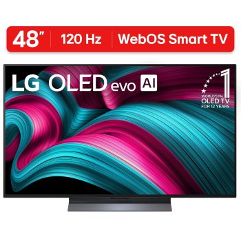 LG 48" C5 Series 4K UHD OLED evo AI Smart webOS 25 TV, OLED48C5PUA