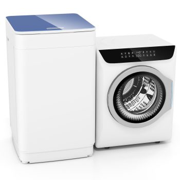 Auertech Portable Washer and Dryer Combo Set 19 lbs Fully Automatic Washing Machine 2.7 Cu.ft Clothes Dryer w/ Shoe Dryer