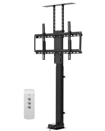 VEVOR Motorized TV Lift Stand, 120 lbs max Load Adjustable TV Lift Stand Mount Bracket, Vertical Electric TV Bracket with Remote Control, Motorized TV Stand with Max VESA 24 x 16 in, for 32-70 in