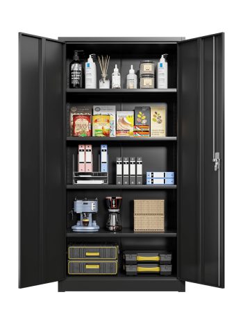 Office File Cabinet, VERIPCO STEEL STORAGE CABINET, Black Storage Cabinet For Office,Metal Office Cabinet Storage,