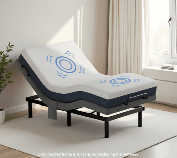 Cottinch Electric Adjustable Bed Frame Twin XL with Massage,2 USB Ports,Remote Control,Head and Foot Incline,1000lb Capacity