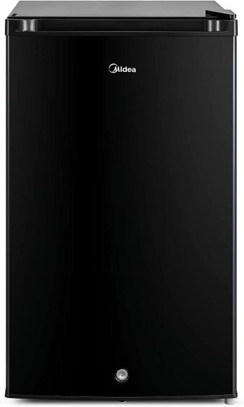 Midea 3 Cubic Ft Upright Freezer, Black, MRU03M2ABB, New