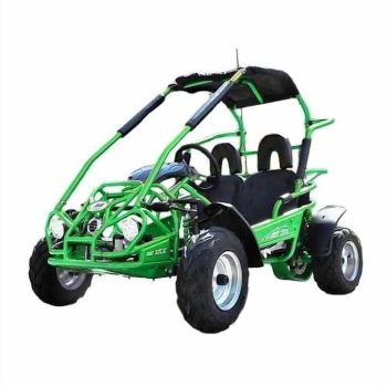 TrailMaster Mid XRX Youth Go Kart, 200cc, Ages 814, Up to 25 MPH, Dual Seat, Electric Start (Green)