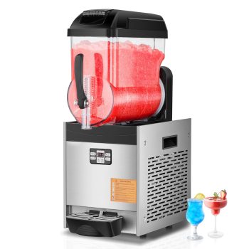 KFFKFF Commercial Slushy Machine, 12LTank Slushie Machine, Frozen Drink Machine with Temperature Preservation, Slushy Maker Machine