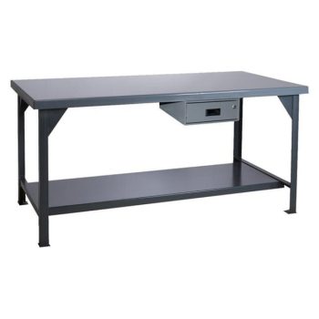Durham HDWB-3672-177-95 Steel Extra Heavy Duty Workbench with Drawer, - 34 x 72 x 36 in.