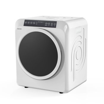 ROVSUN Portable Clothes Dryer 3.5 Cu.Ft 1300W White Electric Tumble Dryer