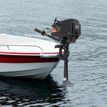 Outboard Motor, 2 Stroke 3.6HP 55CC Trolling Boat Engine Motor Heavy Duty for Fishing Aquaculture Outdoor Adventure Boat