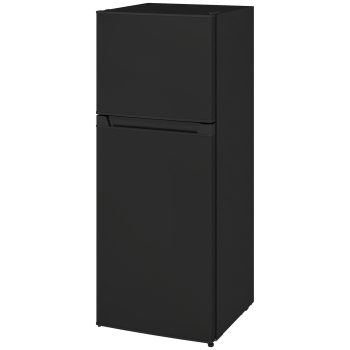 Resenkos Small Fridge with Freezer, 4 Cu Ft Refrigerator with Reversible Doors, Versatile Storage for Home & Office UseBlack