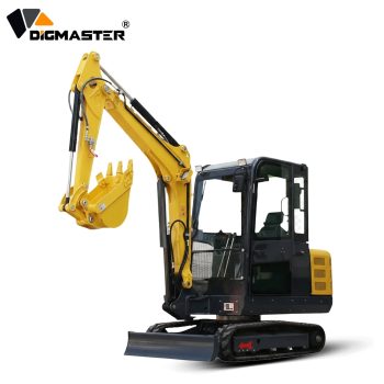 DigMaster 3.5Ton Mini Excavator With an EPA-Certified Kubota 4-Cylinder Water-Cooled Diesel Engine for Farming Trenching and Landscaping