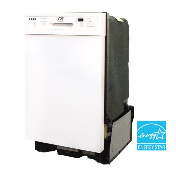 Energy Star 18" Built-In Dishwasher w/Heated Drying - White