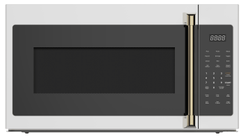 Hamilton Beach 30 1.7 Cu. ft. 300 CFM Over the Range Microwave, 1000 Watt Microwave with 10 Power Levels