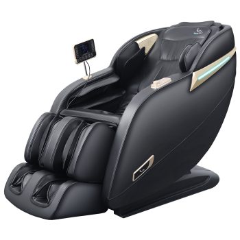 MassaMAX 2026 Version Full Body Massage Chair, Zero Gravity Recliner with Yoga Stretch, SL Track, Airbags, Heating, and Foot Massage/Gold