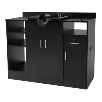 dokea Shampoo Backwash Salon Station with Bowl & Storage