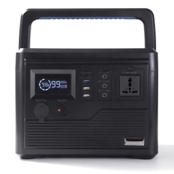 600W Portable Power Station, 600Wh LiFePO4 Battery Backup, 1000W Peak, Pure Sine Wave AC Output, Solar Generator for Camping, RV, Outdoor & Home Backup