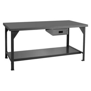 Workbenches, Steel, 72" W, 34" Height, 12,000 lb., Straight