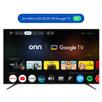 onn 65 in Mini-LED QLED 4K UHD Smart Google TV, 65SMQP4GSB1
