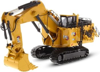 Diecast Masters 1:87 Caterpillar 6060 Hydraulic Mining Shovel Backhoe, HO Scale Series Cat Trucks & Construction Equipment | 1:87 Scale Model Diecast Collectible Model 85651