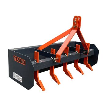 60" Heavy-Duty Box Scraper Blade with Ripper Shanks Fits 18-35 HP Tractors TMG-TLS60